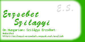 erzsebet szilagyi business card