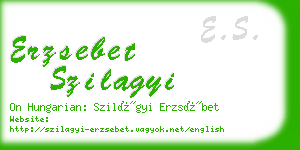 erzsebet szilagyi business card